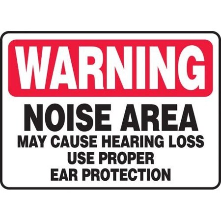 OSHA WARNING SAFETY SIGN NOISE AREA MPPE306XV